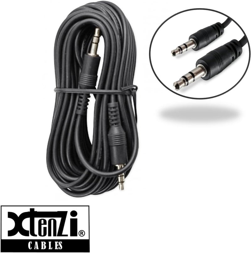 Xtenzi 3Pin Jack Flex Cable Wire Accessory for Bass Remote Knob Compatible with Kicker CX DX PX KEY500.1 Hideaway Amplifiers (15 Feet) - Image 2